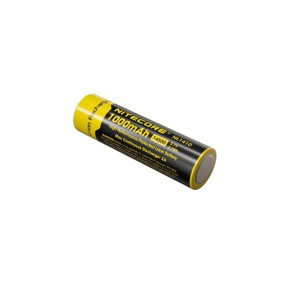 14500 Li-ion battery Nitecore NL1410, 1000 mAh - SPEED LIGHT
