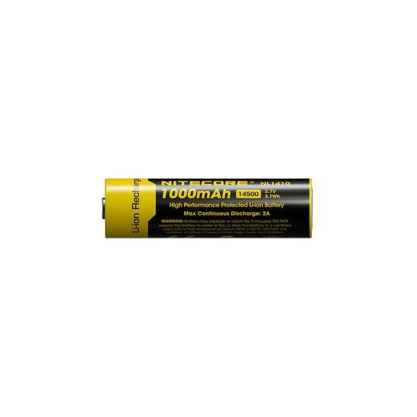 14500 Li-ion battery Nitecore NL1410, 1000 mAh - SPEED LIGHT