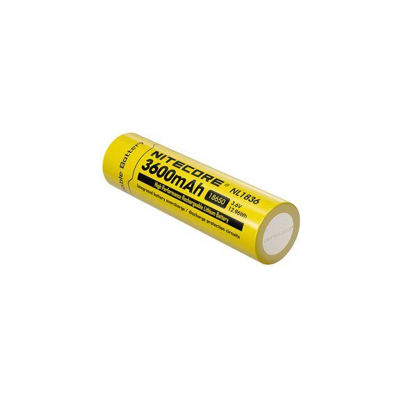 18650 Li-ion battery Nitecore NL1836, 3600 mAh - SPEED LIGHT