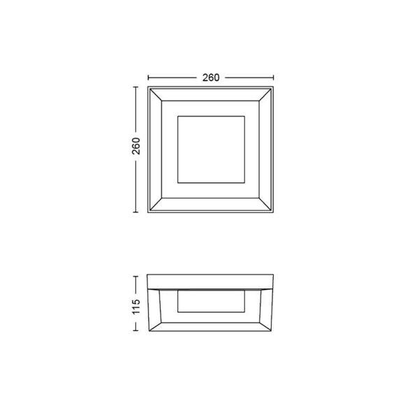 Wall lamp Philips Hue Econic WCA 15W, 2000-6500K - SPEED LIGHT