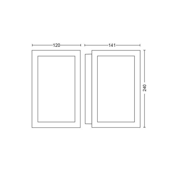Wall lamp Philips Hue Impress WCA 24V, 2000-6500K - SPEED LIGHT