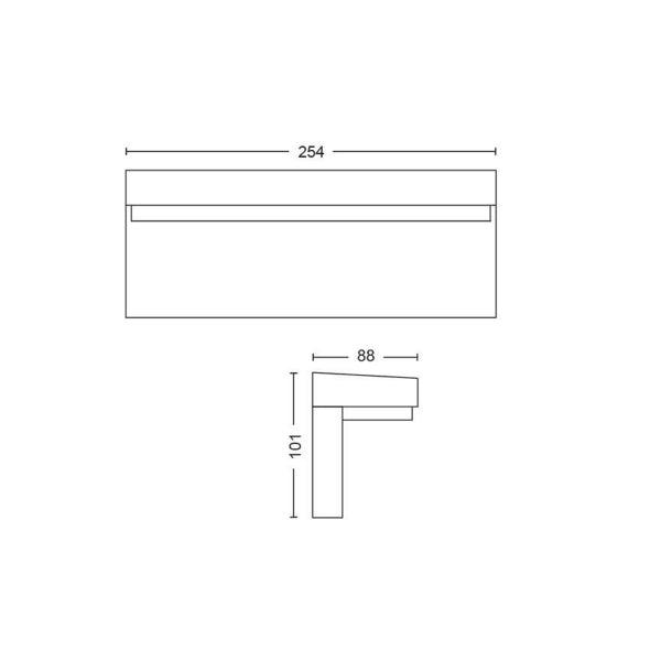 Wall lamp Philips Hue Nyro WCA 13.5W, 2000-6500K - SPEED LIGHT