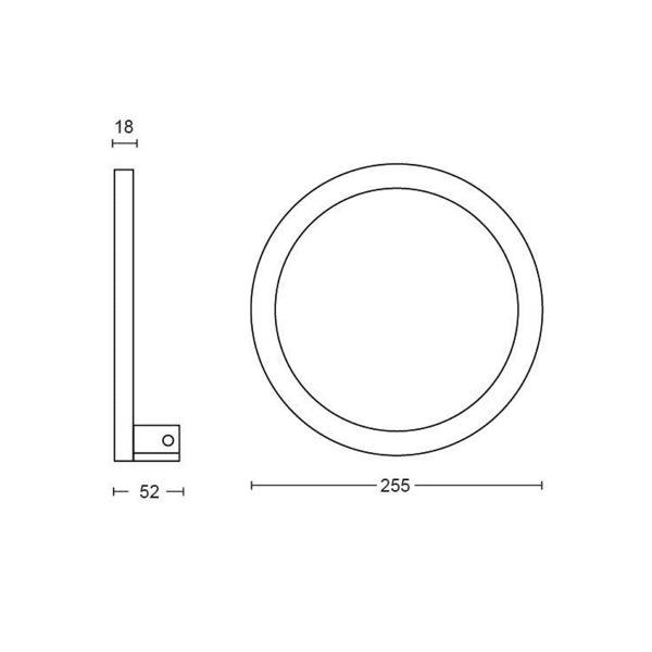 Wall lamp Philips Hue Sana WCA 20W, 2000-6500K - SPEED LIGHT