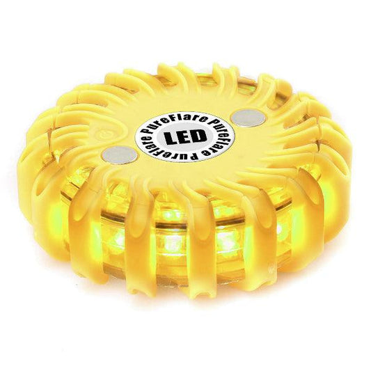 Rechargeable LED light puck Pureflare, 16 LEDs, Yellow - SPEED LIGHT