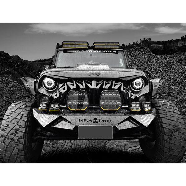 Auxiliary light Purelux Panther 9 - Round / 23 cm / 210W / Ref. 25 - SPEED LIGHT