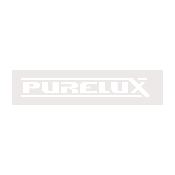 Sticker Purelux White Logo, 120 x 18 mm - SPEED LIGHT