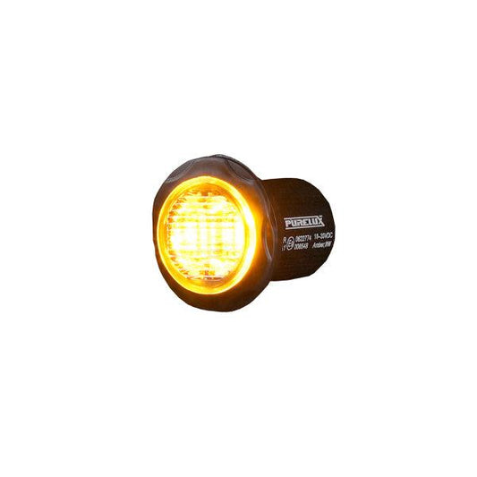 Warning light Purelux Strobe Round - 8W / 36 mm / 12V/24V - SPEED LIGHT