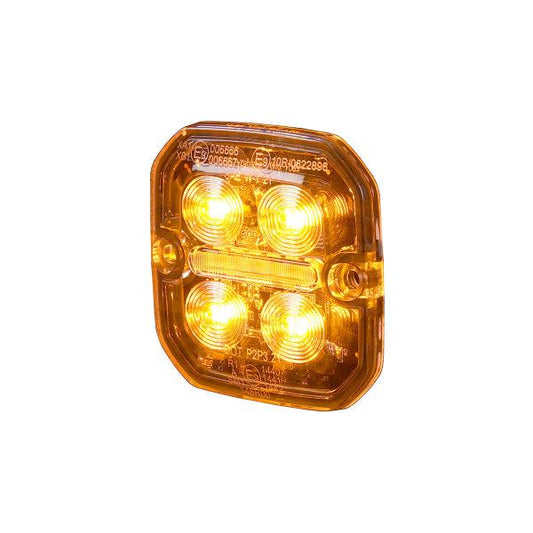 Warning light Purelux Strobe Ultra Slim Square - 8W / White/Red - SPEED LIGHT
