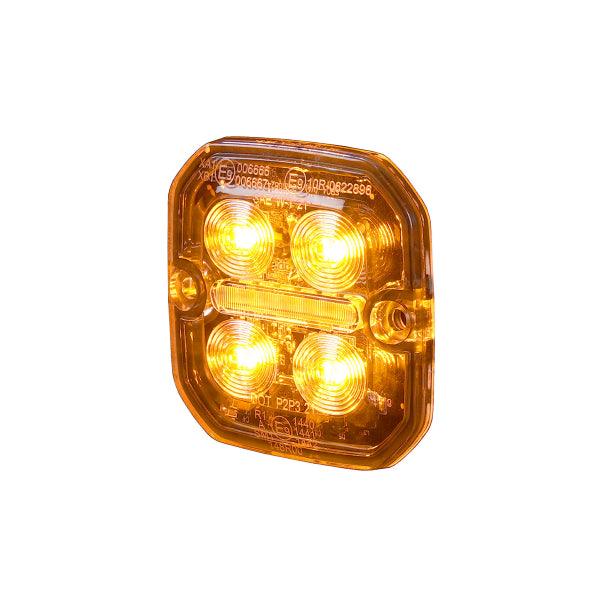 Warning light Purelux Strobe Ultra Slim Square - 8 W /Amber/Red position - SPEED LIGHT
