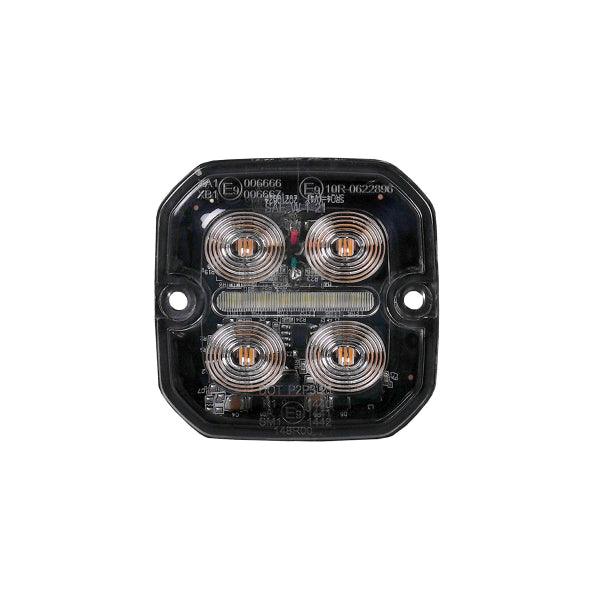 Warning light Purelux Strobe Ultra Slim Square - 8 W /Amber/Red position - SPEED LIGHT