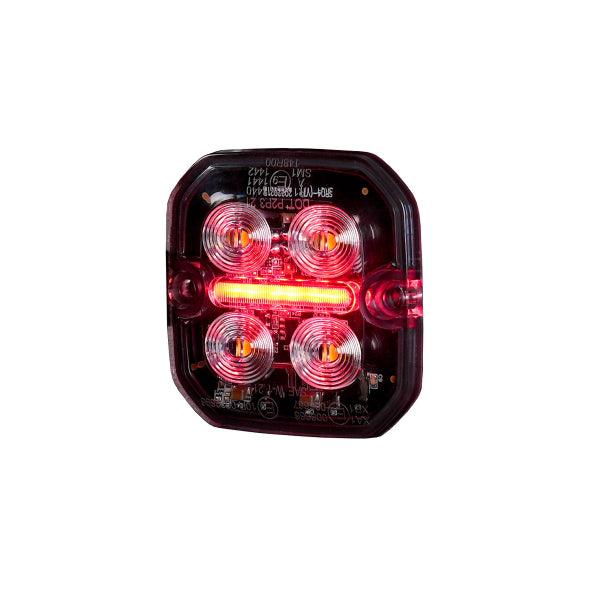 Warning light Purelux Strobe Ultra Slim Square - 8 W /Amber/Red position - SPEED LIGHT