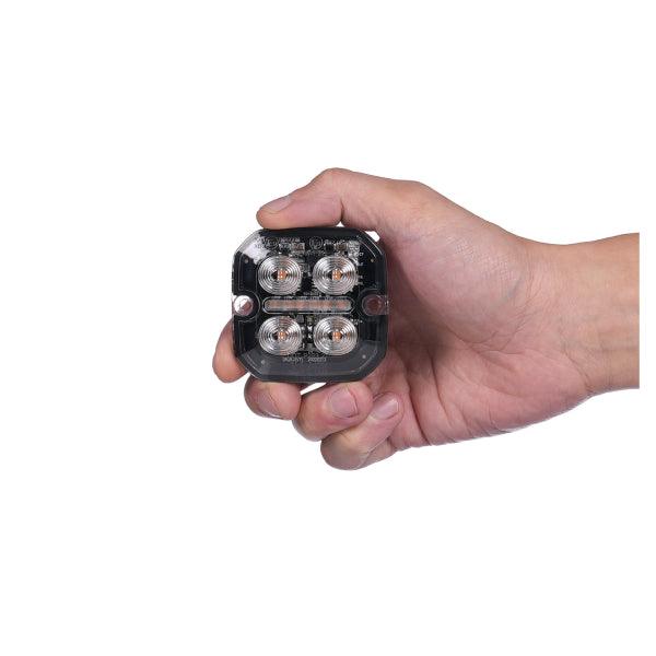Warning light Purelux Strobe Ultra Slim Square - 8W / White/Red - SPEED LIGHT