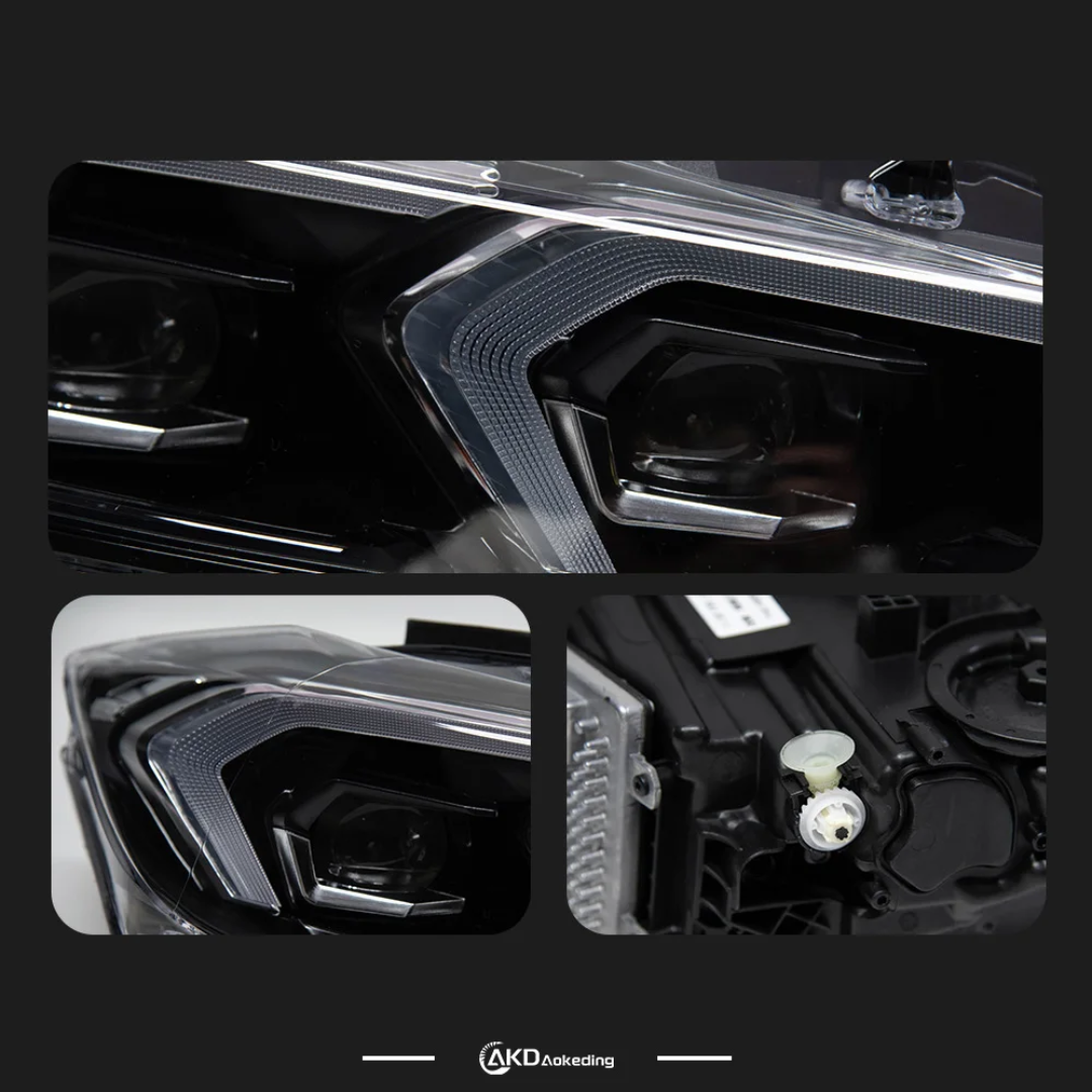 Phare LED avant BMW Série 3 F30 / F31 (2012-2016) — Version noire AKD Car Styling