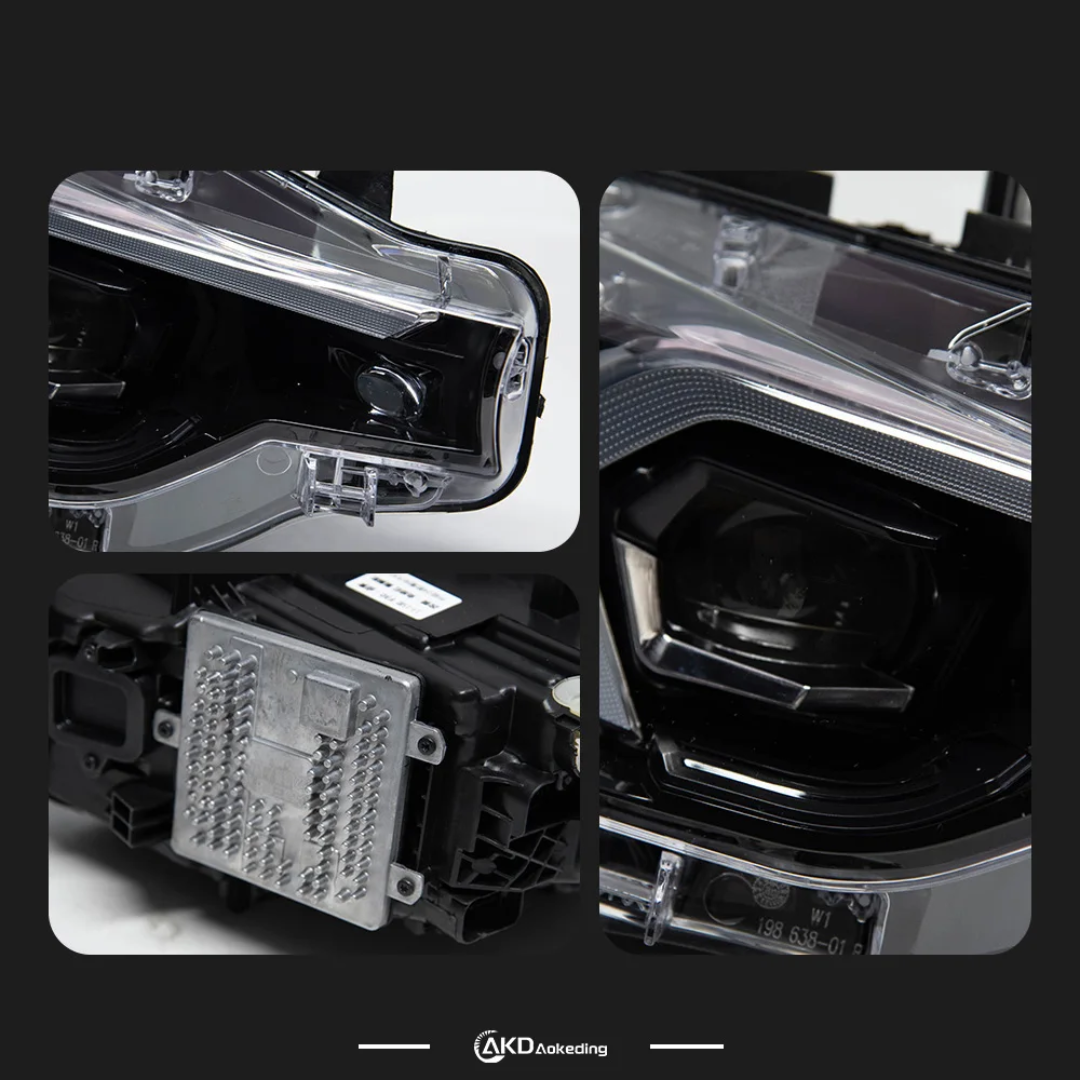 Phare LED avant BMW Série 3 F30 / F31 (2012-2016) — Version noire AKD Car Styling