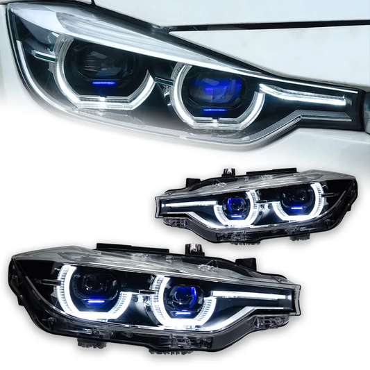 Phare Avant LED BMW F30 / F31 / F35 3 Series (2012-2019) – Feux de jour, lentilles, style M4