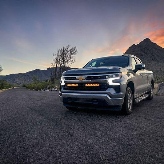 Auxiliary light kit Chevrolet Silverado 1500 LT (2022-2024), 2 x Lazer Triple-R 1000 - SPEED LIGHT