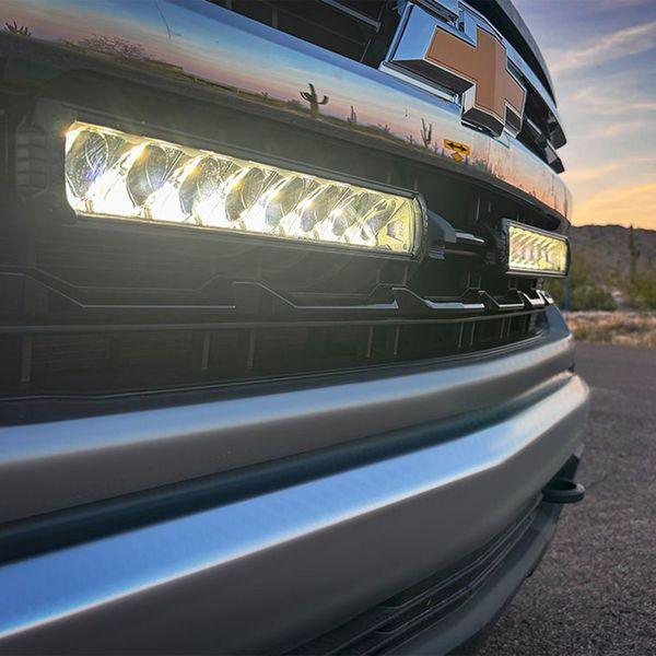 Auxiliary light kit Chevrolet Silverado 1500 LT (2022-2024), 2 x Lazer Triple-R 1000 - SPEED LIGHT