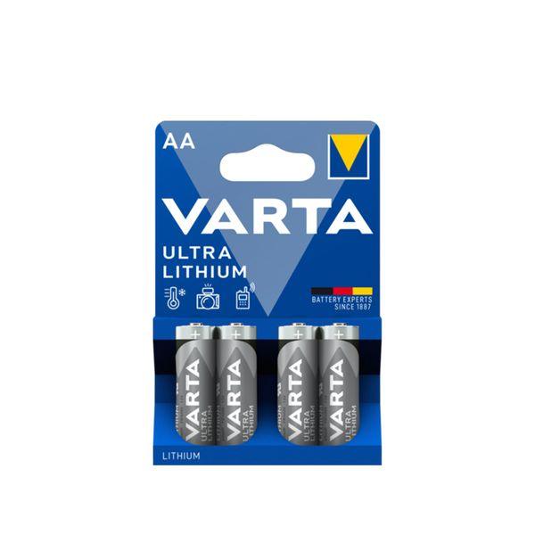 AA battery VARTA Ultra Lithium, 4 pcs - SPEED LIGHT