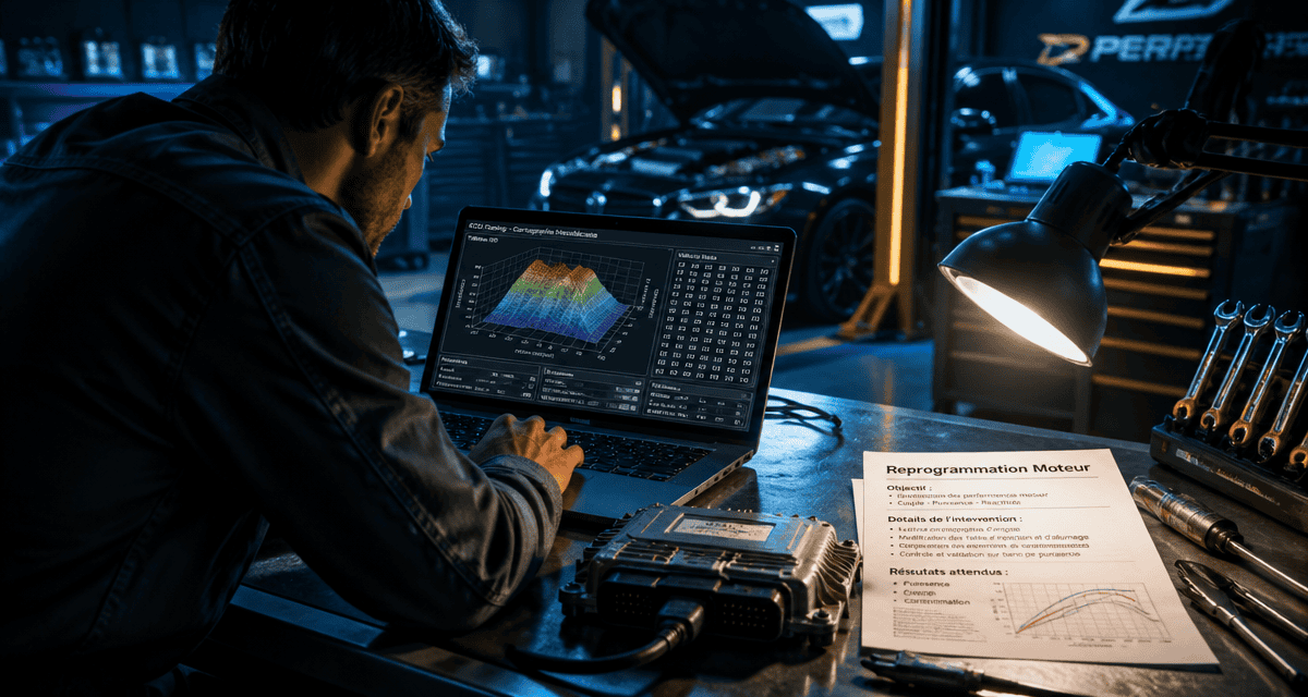 logiciel reprogrammation moteur ECU ordinateur