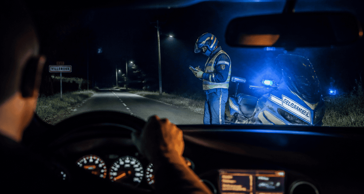 excès de vitesse supérieur à 50 km/h temoignage, contrôle gendarmerie route de nuit
