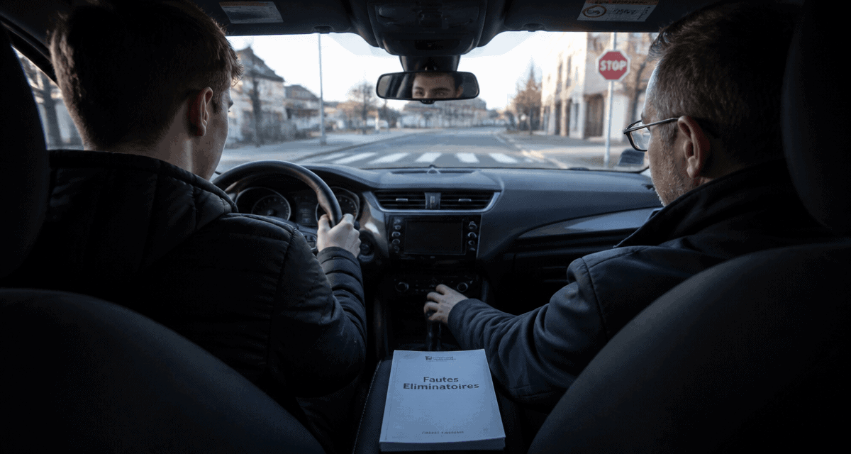 Fautes eliminatoire au permis inspecteur arrêt examen