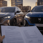 Leasing voiture hybride deux véhicules contrat
