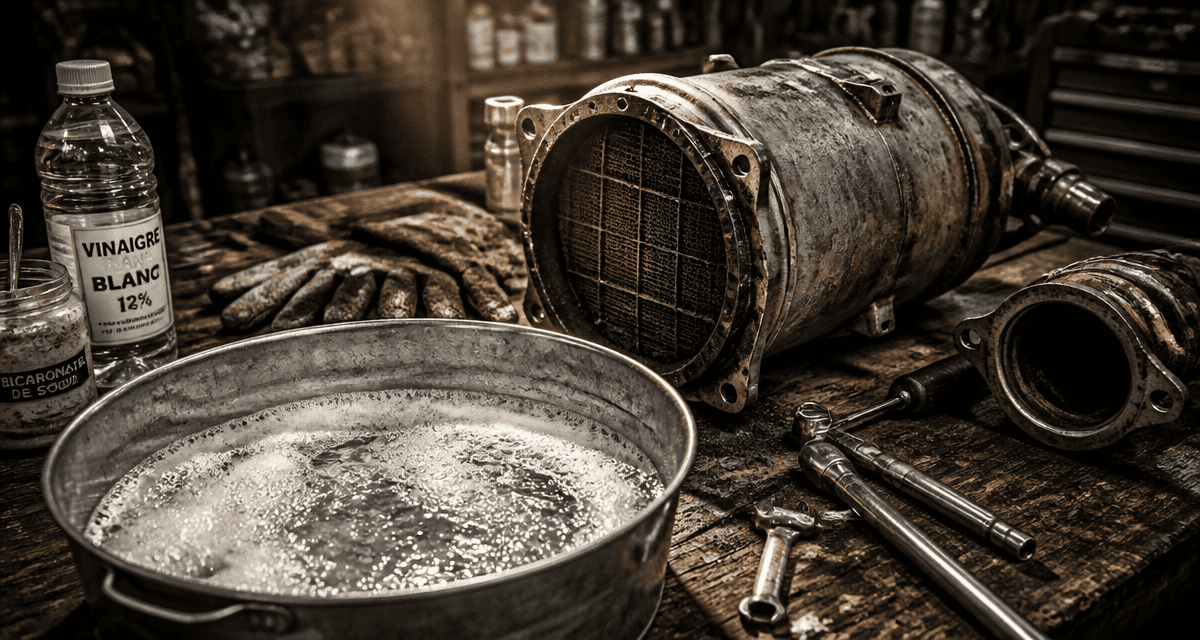 nettoyer le fap filtre à particules au vinaigre