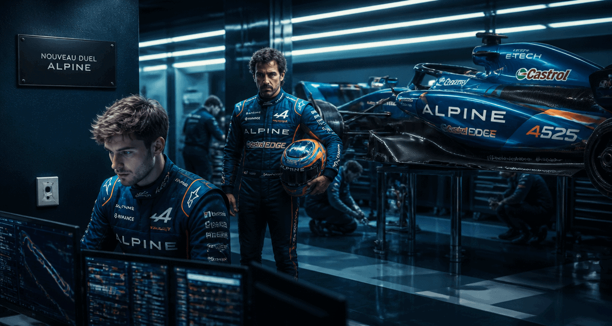 pilote f1 alpine 2025 Doohan et Gasly