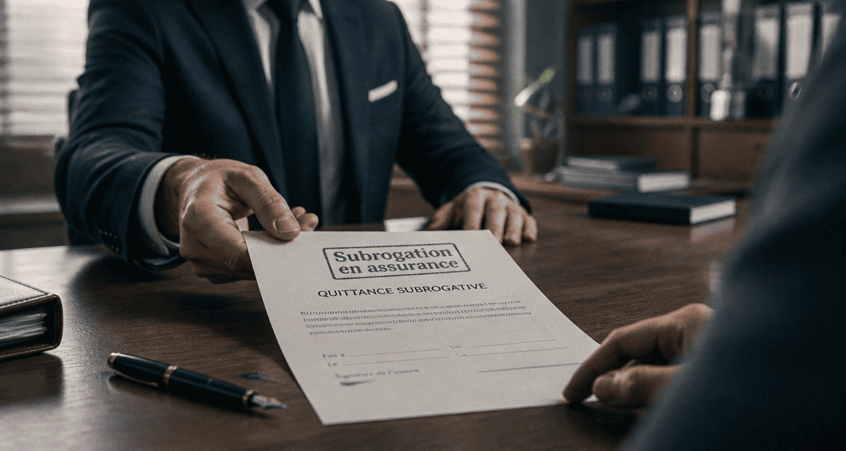 subrogation assurance agent quittance