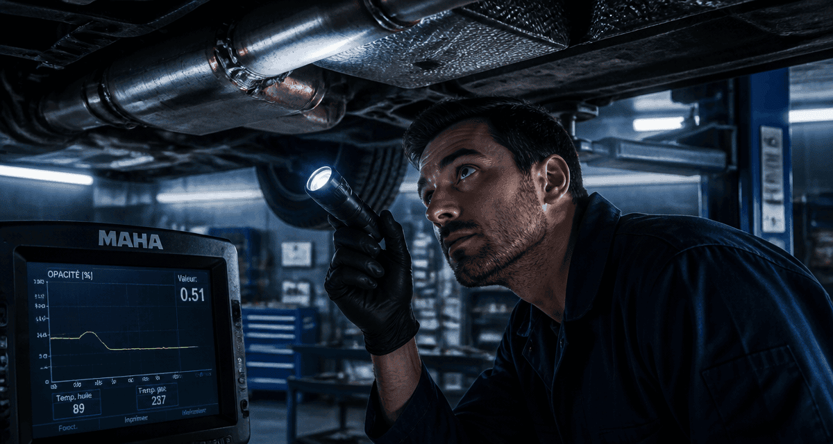 supprimer fap controle technique sous voiture