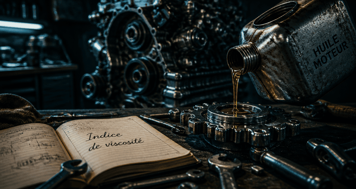 Viscosité huile moteur sur établi mécanique