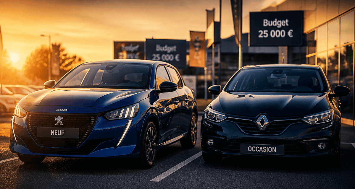 voiture 25000 euros neuve et occasion sur parking