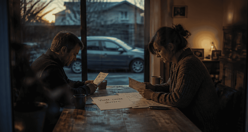 voiture à vendre cause divorce ex-conjoints papiers