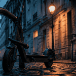 vol trottinette électrique sans assurance attachée en ville
