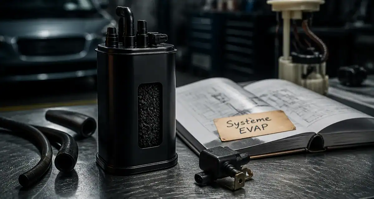 Canister voiture EVAP, signes d’usure visibles en atelier