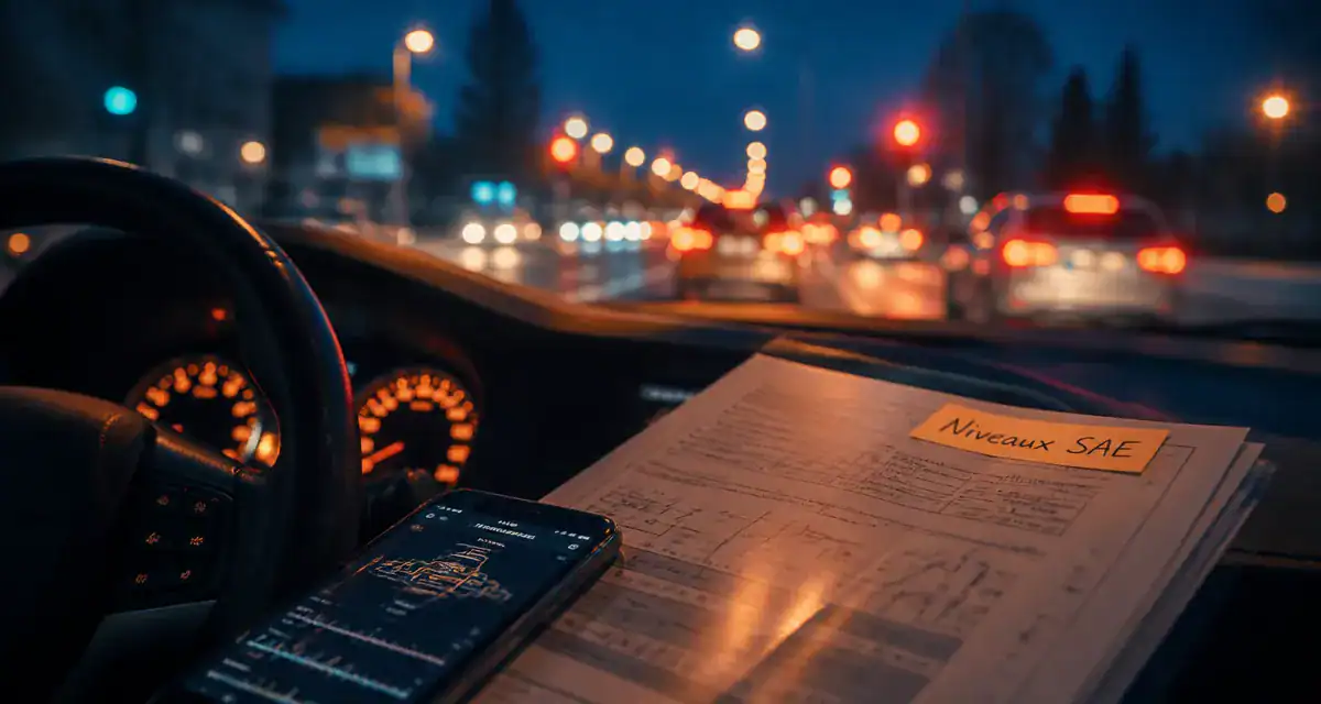 Conduite autonome : niveaux SAE et 130 km/h