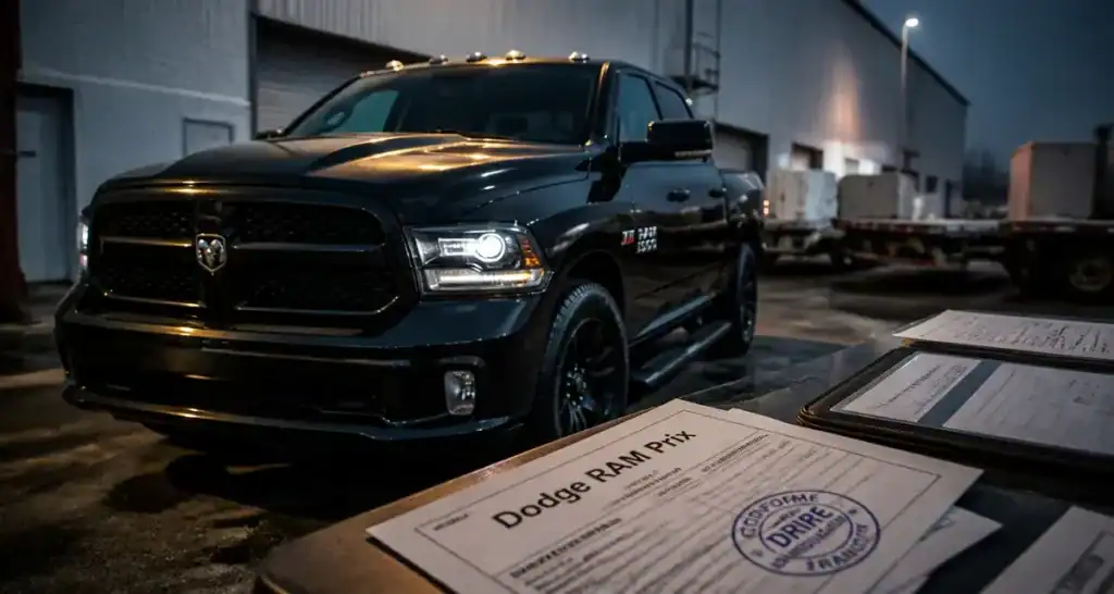 Dodge Ram prix : aperçu en parking, neuf et occasion