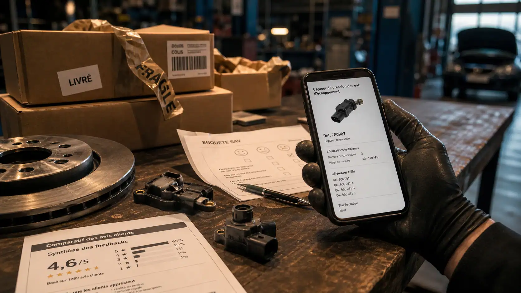 Mister Auto avis : établi automobile avec avis clients et fiche produit