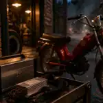 Mobylette electrique néo-rétro et kit de rétrofit pour rouler sans bruit