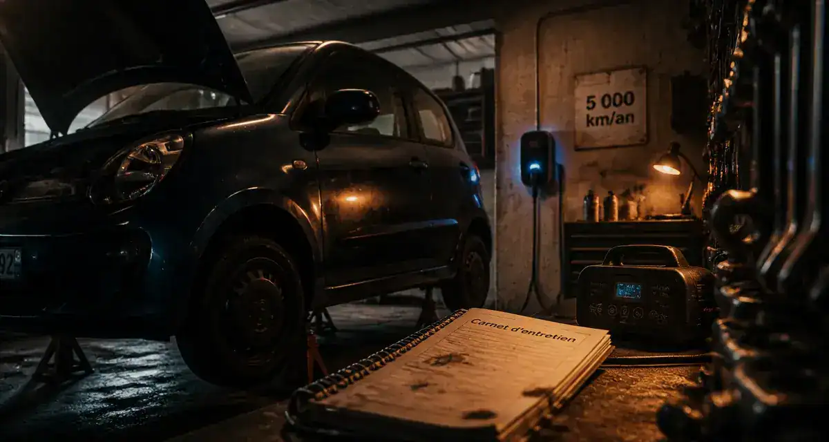 Quelle voiture choisir quand on roule peu : citadine compacte sur chandelles, carnet d’entretien et chargeur