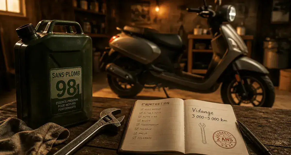 Scooter essence fiable, entretien pour éviter la panne de batterie