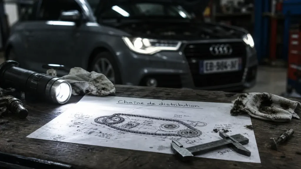 Audi A1 1.4 TFSI 122 problème : chaîne, pompe à huile, S-Tronic