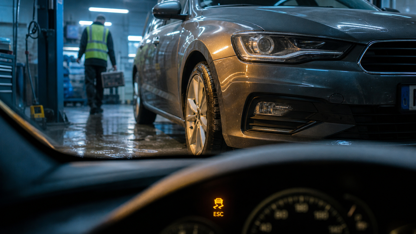 ESC voiture allumé : capteurs en cause et diagnostic