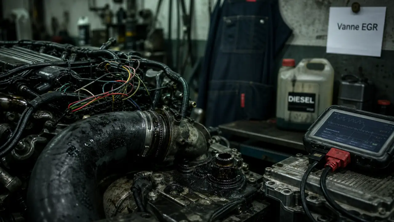 Problème peugeot partner 1.6 hdi 90 : diagnostic turbo, EGR et injecteurs (atelier)