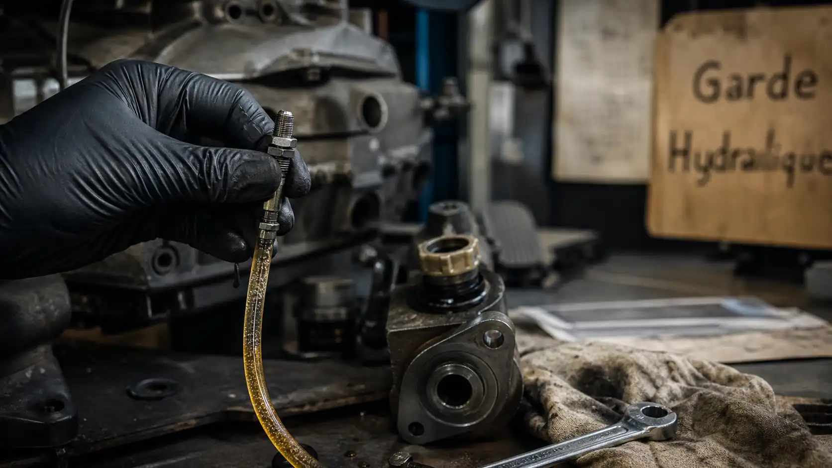 Réglage garde embrayage hydraulique : purge et ajustement