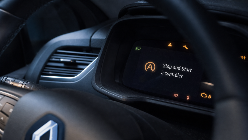Stop and start à contrôler Renault : batterie faible, fusible 5A, clim à vérifier