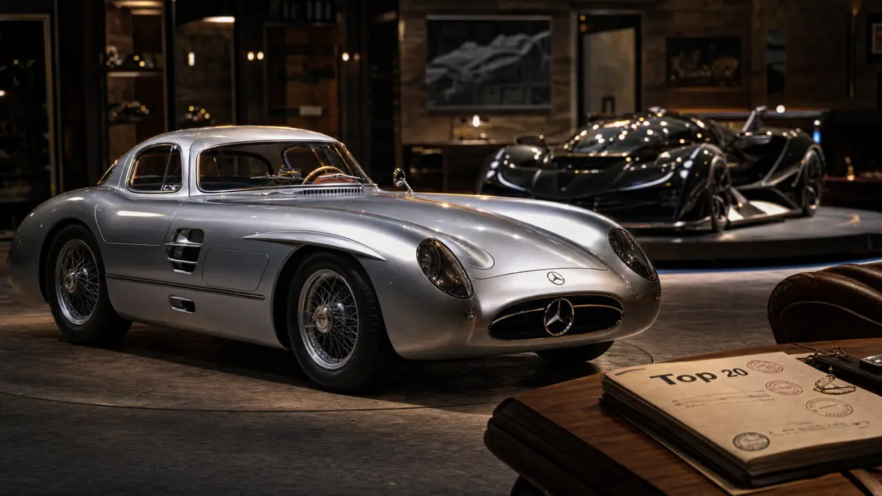 Top 20 des voitures les plus chères du monde : Mercedes 300 SLR Uhlenhaut