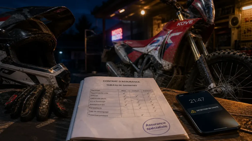 Assurance moto Kove : protéger votre trail ou rallye avec les garanties adaptées