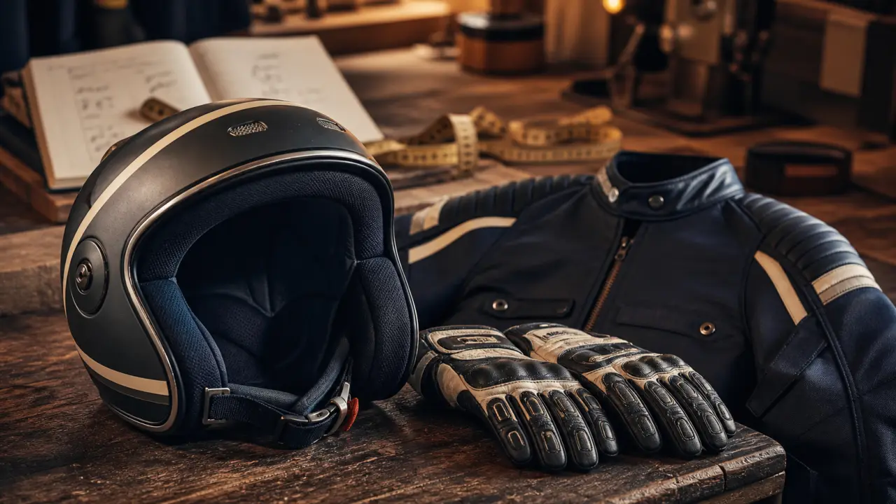 Équipement moto enfant : casque enfant ECE 22.06, gants et veste homologués