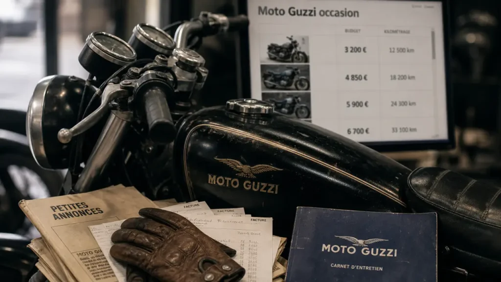 Moto Guzzi occasion : prix, kilométrage et garanties à comparer avant d’acheter